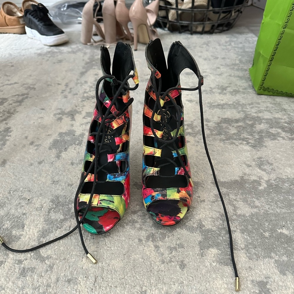 Colored Heels NWOT